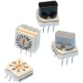 #us 2pc Inc 94HBB10WT Switch ، Rotary/ DIP/ BCD/ 10POS/ GULL WING/ .27 EXT in Kuwait