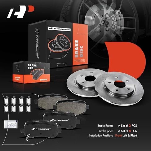 A-Premium 12.01 في (305 مم) دوارات فرامل القرص الصلبة الخلفية + مجموعة منصات السيراميك متوافقة مع نماذج كرايسلر ، دودج وفولكس واجن-المدينة والبلد/الكارافان الكبرى 2008-2012 ، رحلة/روتان 2009-2012 in Saudi Arabia