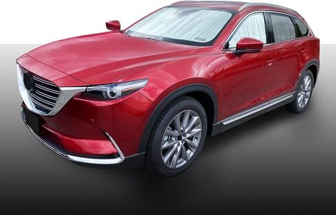 النافذة الجانبية المقعد الأمامي العاكس Sunshade مخصص لعام 2016 2017 2018 2019 2020 2021 2022 2023 MAZDA CX-9 CX9 SUV ، Sport ، Touring ، Grand Touring ، Signature (مجموعة 2) in Kuwait