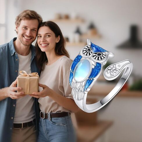 Cat/Octopus Adjustable Spoon Rings Sterling Silver Rings Jewelry Gifts for Women in Saudi Arabia