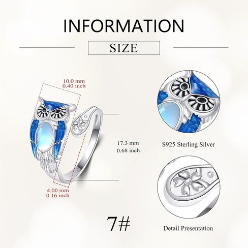 Cat/Octopus Adjustable Spoon Rings Sterling Silver Rings Jewelry Gifts for Women in Saudi Arabia