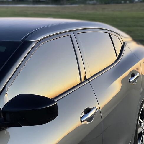 Slickmod Chrome Delete Blackout Vinyl Overlay for 2016-2021 Nissan Maxima Window Trim (Gloss Black) in Saudi Arabia