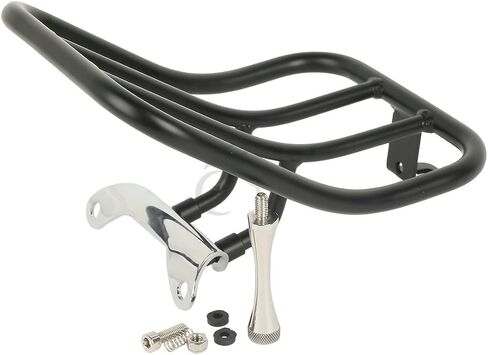 XMT-Moto Black Solo Set Luggage Rack Fender Rack Fits for 1997-2008 Harley Davidson Touring Road King in Saudi Arabia