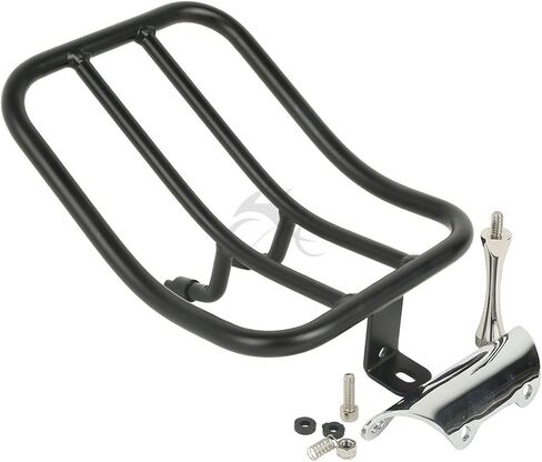 XMT-Moto Black Solo Set Luggage Rack Fender Rack Fits for 1997-2008 Harley Davidson Touring Road King in Saudi Arabia