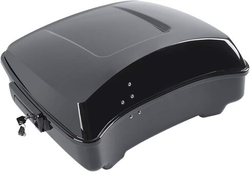 TCT-MOTORPARTS Vivid Black Tour Pack Trunk Around Bkacrest Mounting Luggage Rack Fit For BMW R18 B Transcontinental 2021-2023 in Saudi Arabia