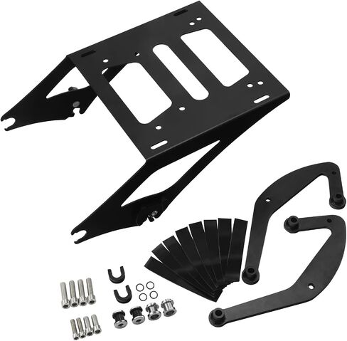 TCT-MOTORPARTS Vivid Black Tour Pack Trunk Around Bkacrest Mounting Luggage Rack Fit For BMW R18 B Transcontinental 2021-2023 in Saudi Arabia