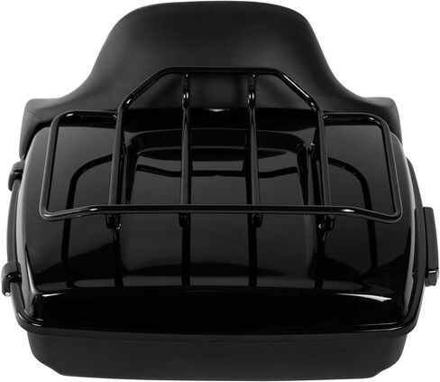 TCT-MOTORPARTS Vivid Black Tour Pack Trunk Around Bkacrest Mounting Luggage Rack Fit For BMW R18 B Transcontinental 2021-2023 in Saudi Arabia