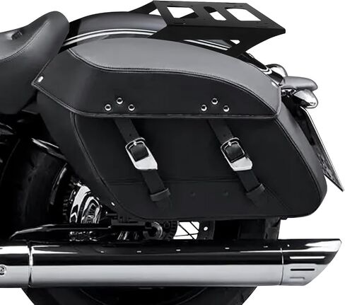 TCT-MOTORPARTS VIVID BLACK TOUR PACK حول BKACREST تصاعد الأمتعة رف مناسبة لـ BMW R18 B Transcontinental 2021-2023 in Saudi Arabia