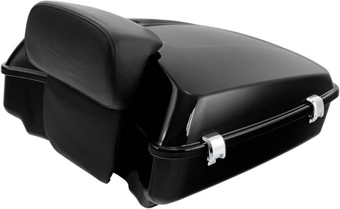 TCMT Chopped Tour Pack Trunk Wrap-around Backrest Detachables Two-Up Mounting Rack Fit For Harley Touring Road King Road Street Electra Glide 2009-2013 in Saudi Arabia