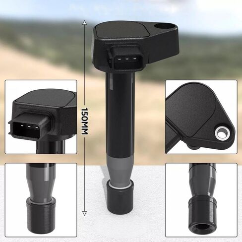 6PCS Ignition Coil Compatible With TL RL CL 3.2L V6 Accord EX LX Hybrid Sedan 3.0L Replacements 30520-P8E-A01 30520P8EA01 in Saudi Arabia