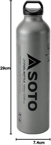 SOTO Camping Wide-Mouth Empty Liquid Fuel Bottle (Red, 720mL) in Saudi Arabia