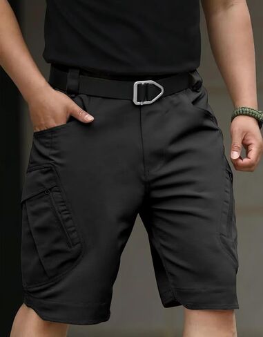 Men's Tactical Cargo Shorts Durable, Quick-Dry & Lightweight for Hiking & Outdoor Shorts(No Belt) in Saudi Arabia