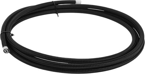 خرطوم خط الوقود AN4 4AN 12 قدمًا خراطيم خرطوم السيارات خرطوم الوقود PTFE المطاط ، الفولاذ المقاوم للصدأ ، نايلون مضفر أسود 1 PCS in Saudi Arabia