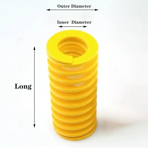 Mdingbao-Extension Springs 3D طابعة يموت الربيع 18 مم القطر الخارجي 25-100 مم بطول نوابض سرير مدفأة ، TF18*9*L ، 10 قطع ، قدرة تمتد جيدة (90 مم) in Saudi Arabia
