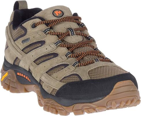 حذاء Merrell للرجال منخفض الارتفاع للمشي لمسافات طويلة، أسود، 7.5 in Kuwait