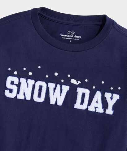 vineyard vines Boys' Chenille Snow Day Long-Sleeve Tee in Saudi Arabia