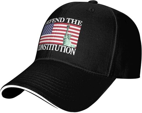 Defend The Constitution Hat 4th of July 86 47 Hat Save Democracy Anti 47 Trucker Cap for Men Women Black in Saudi Arabia