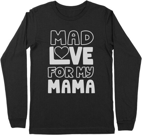 Mad Love for My Mama Kids Long Sleeve T-Shirt Youth in Saudi Arabia