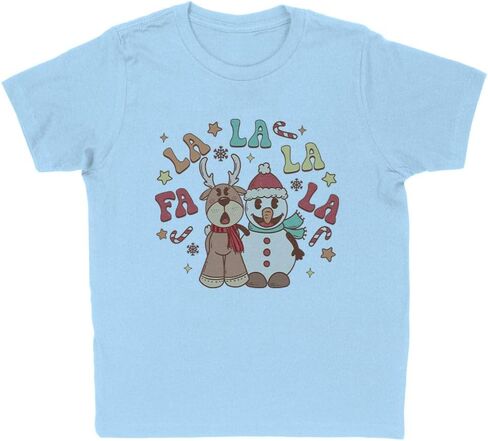 Singing Snowman and Reindeer Kids T-Shirt Youth in Saudi Arabia