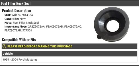 Fuel Filler Neck Seal - Compatible with 1999-2004 Ford Mustang in Saudi Arabia