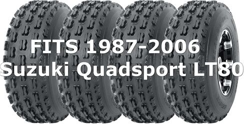 Full Set WANDA Sport ATV tires 19x7-8 19x7x8 fit for 1987-2006 Suzuki Quadsport LT80 in Saudi Arabia