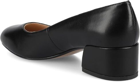 مجموعة مجلة Womens Saarii Block Heel Press Pumps Cushioned Slip على حذاء أزياء مغلق مغلق in Kuwait