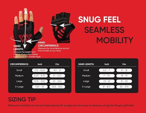 11mm Extra Thick Half Finger Padded Cycling Gloves – Shock-Absorbing, Anti Chatter Bike Gloves for Men and Women Cycling, Lifting, Wheelchair Use in Saudi Arabia