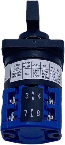 LW26-10/2 مفتاح التحويل العالمي مقبض دوار مفتاح الطاقة المزدوج Second Gear 2 الأقسام 10A Silver Contact YMW26 in Saudi Arabia