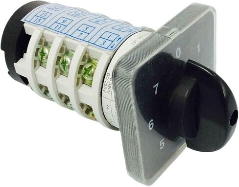 7 Position Rotary Switch 4 Phases 20A Manual Motor Machine Switch high Voltage Electrical cam Changeover Switch YMZ12-20/4 in Saudi Arabia