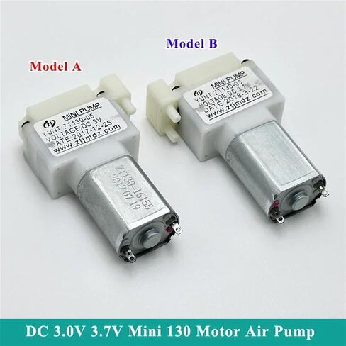1PCS MINI 130 Air Pump Axygen Pump DC 3V 3.7V Micro Vacuum Practing Practive Pump DIY Aquarium Fish Tank Monitor (Model B DC 3.7V) in Saudi Arabia
