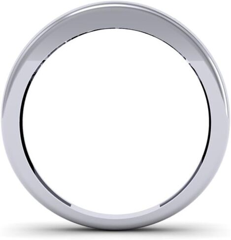 مجموعة DazzlingRock 0.95 قيراط (CTW) حقيقية جولة أسود الماس السوداء 7 الحجر الزفاف الفرقة الزفاف 1 CT ، الجنيه الاسترليني الفضة in Saudi Arabia