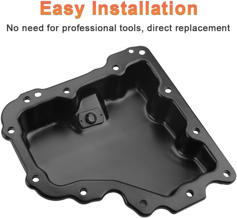 Engine Oil Pan with Drain Plug Compatible with Chevy Cruze Malibu Spark Volt 2016-2018, GMC Terrain 2018, Buick Encore 2016-2018 Replacement for 264-622, 12637773 in Saudi Arabia