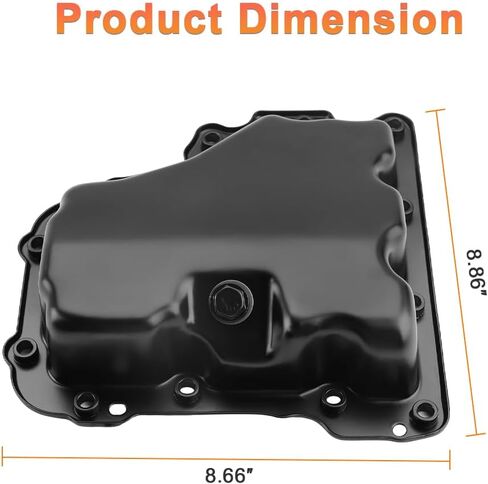 Engine Oil Pan with Drain Plug Compatible with Chevy Cruze Malibu Spark Volt 2016-2018, GMC Terrain 2018, Buick Encore 2016-2018 Replacement for 264-622, 12637773 in Saudi Arabia