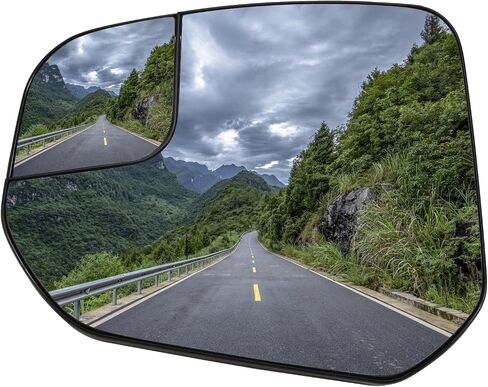 Passenger Side Mirror Replacement for Ford Transit Connect 2014 2015 2016 2017 2018 2019 2020 2021 2022 - Right Side Mirror Glass, Rear View Mirrors Glass with Power Heated in Saudi Arabia