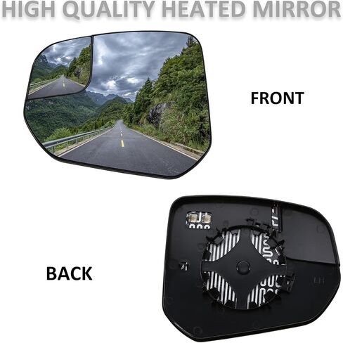 Passenger Side Mirror Replacement for Ford Transit Connect 2014 2015 2016 2017 2018 2019 2020 2021 2022 - Right Side Mirror Glass, Rear View Mirrors Glass with Power Heated in Saudi Arabia