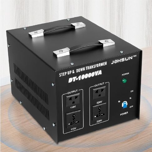 8000W/10000W Voltage Converter Transformer Step Up/Down 110V/220V Heavy Duty Transformer Power Converter Automatic Voltage Regulator Voltage Converter Circuit Breaker Protection (DT-10000VA) in Kuwait