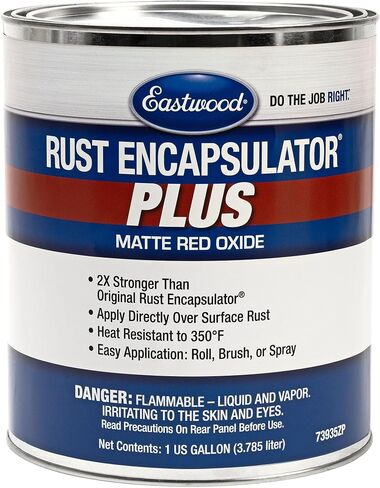 Eastwood Matte Red Red alsapsulator plus | طويلة الأمد دائمة الانتهاء 1 معطف الحد الأقصى للحماية الصدأ | مقاومة الحرارة تصل إلى 350 درجة فهرنهايت | غالون 1 حزمة in Saudi Arabia