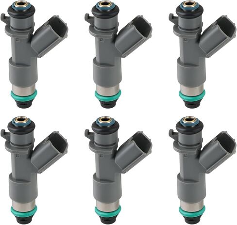 JDMON 6PCS حقن الوقود 16450R70A01 FJ982 متوافق مع ACURA MDX RDX RL TL TSX ZDX Honda Accord CROSSTOUR 3.0L 3.5L 3.7L V6 2008-2020 REPLICAL in Saudi Arabia