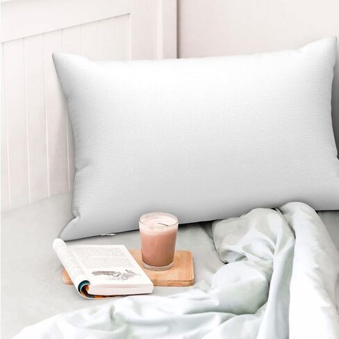 Pillowcase Double-Sided Printing Couch Cushion Pillow Cover for Home Decor 20 x 30 Inch, White2 in Saudi Arabia