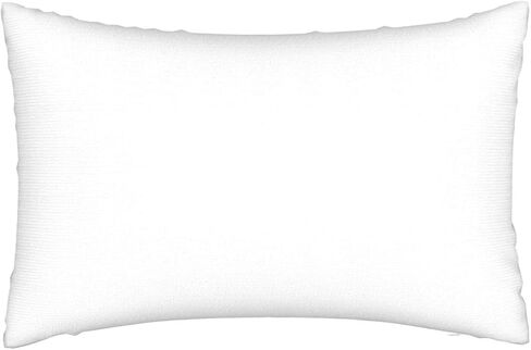 Pillowcase Double-Sided Printing Couch Cushion Pillow Cover for Home Decor 20 x 30 Inch, White2 in Saudi Arabia