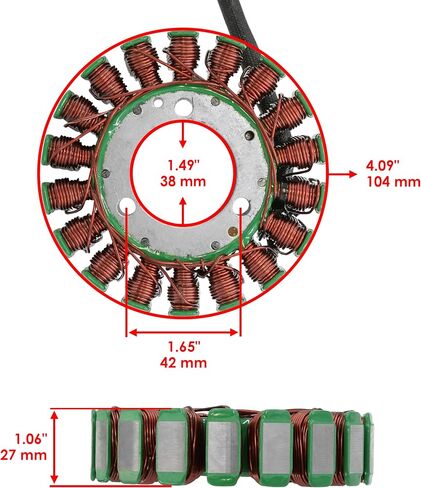 Caltric Stator منظم مقوم وحشية متوافقة مع Suzuki SV650 SV650S 1999 2000 2001 in Kuwait