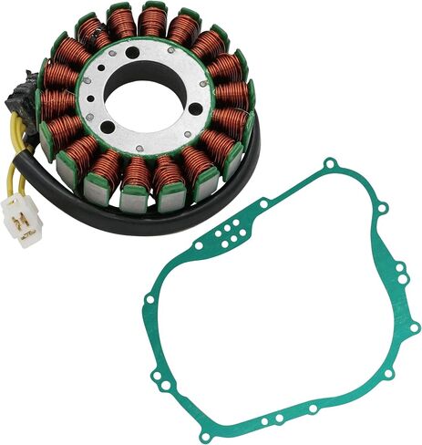 Caltric Stator and Gasket متوافق مع Kawasaki KLF300 Bayou 300 2x4 1992 1993 1994 1995-2004 in Kuwait