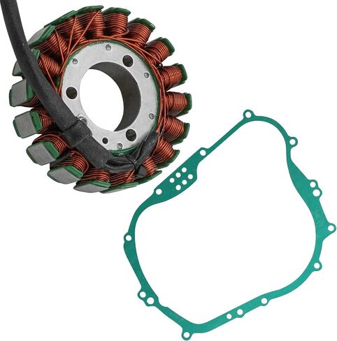 Caltric Stator and Gasket متوافق مع Kawasaki KLF300 Bayou 300 2x4 1992 1993 1994 1995-2004 in Kuwait