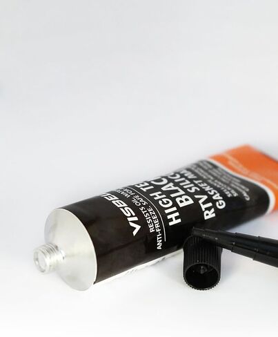 Red Gasket Maker High Temperature Sensor Safe Neutral RTV Silicone Sealant Non-Corrosive for Bonding Internal Combustion Engines, Steam Turbines, Automotive Engine Parts 3.7OZ in Saudi Arabia