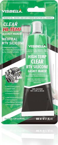 Red Gasket Maker High Temperature Sensor Safe Neutral RTV Silicone Sealant Non-Corrosive for Bonding Internal Combustion Engines, Steam Turbines, Automotive Engine Parts 3.7OZ in Saudi Arabia