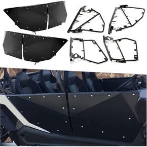 Kojem الأبواب الكاملة مع لوحات الألومنيوم متوافقة مع 2014-2022 Polaris RZR XP 4 1000/Turbo/Turbo S/Velocity 4 مقعد نماذج مع الصلب in Kuwait