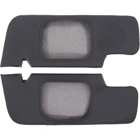 MOTOKU Pair Black Sun Visor Cover for Ford Mustang 2005-2011 Anti-Scratch Vinyl Microfiber Leather Sunvisor Covering Trim Left Driver and Right Passenger Side in Kuwait