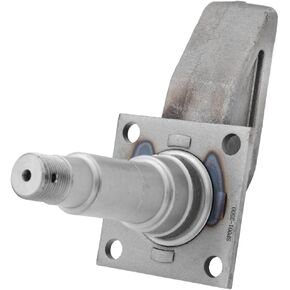 QJZ Spindle #84 - Square Tubular 4" Drop Axle with Brake Flange for 3,500 lbs Trailer Axle - Compatible with Bearings Kit L44649/10 & L68149/11 in Saudi Arabia
