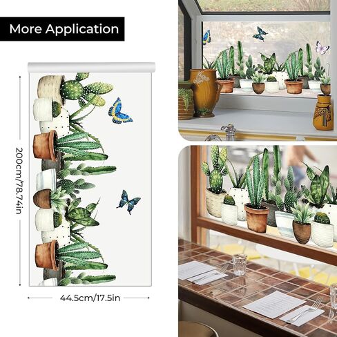 Window Privacy Film,Colorful Floral Window Stickers,Removable DIY Bouquet Static Clings, Decals for Home School Office Party Supplies, Wildflower Reverie‌, 17.5 x 78.7 in in Saudi Arabia