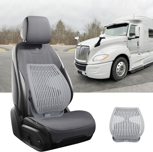 Elastic Memory Foam Seat Cushion for Truck Drivers, Semi Truck Pad & Back Support, Cooling Lumbar Pillow for Truck, Trailer, Van, RV - Pain Relief, TPE Material in Saudi Arabia